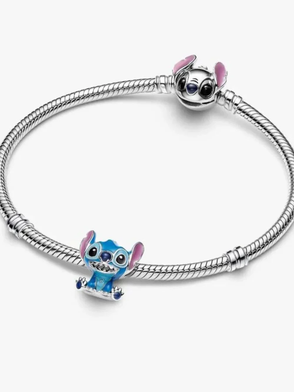 Sterling Silver 925 Disney Full-Body Stitch Charm